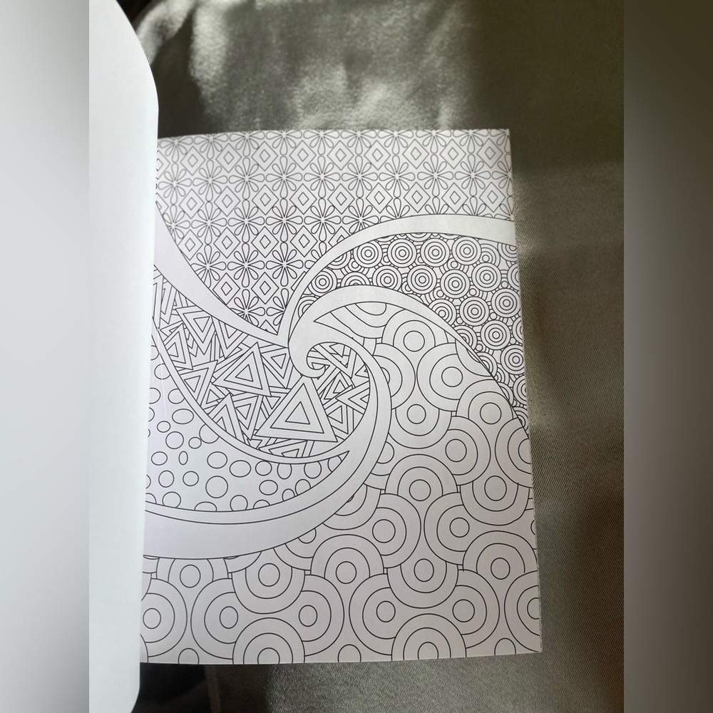 Geometric Adult Coloring Book - Picture 2 of 2